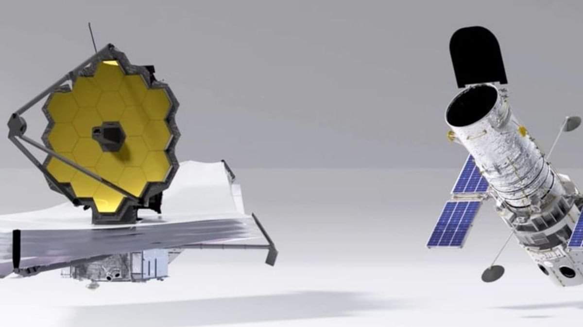 الفرق بين تلسكوب جيمس ويب وتلسكوب هابل