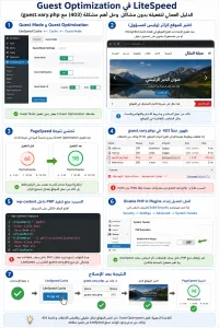 Guest Optimization في LiteSpeed Cache