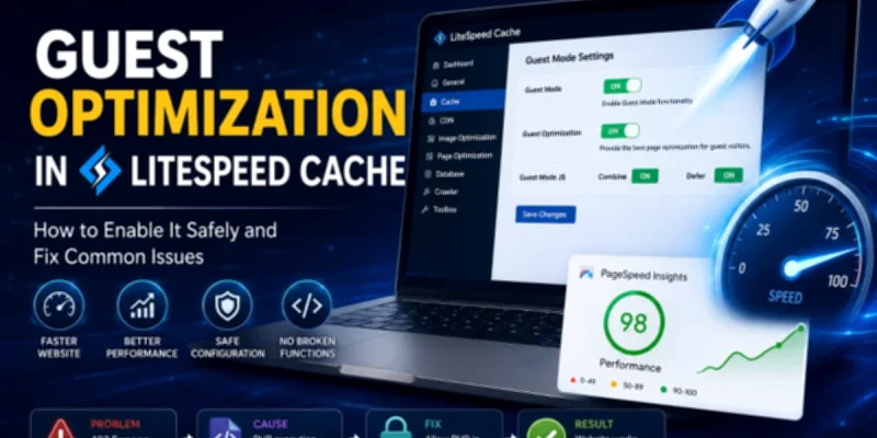 Guest Optimization in LiteSpeed Cache: How to Enable It Safely and Fix Common Issues