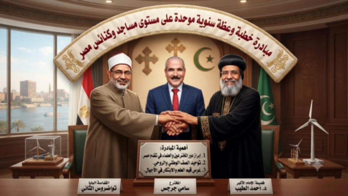 نداء المخترع سامي جرجس لتوحيد رسالة المنابر والمذابح لدعم المبتكرين