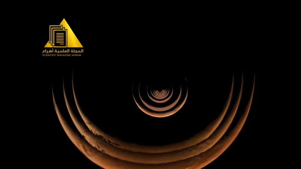 سلسلة صور تظهر نمو هلال المريخ كما التقطتها مركبة سايكي
