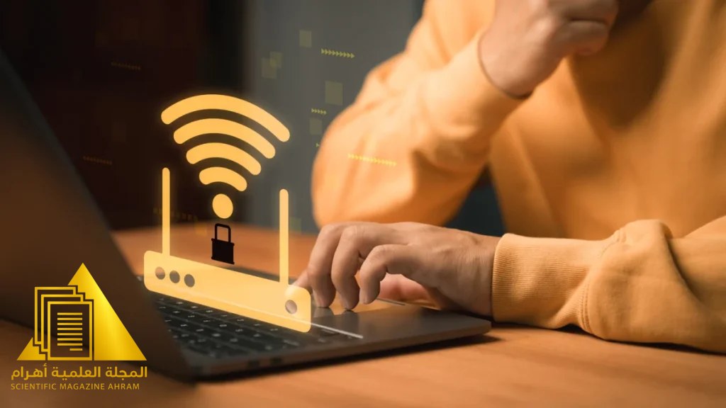 جهاز تقوية إشارة الإنترنت من نوع Mesh داخل منزل عصري