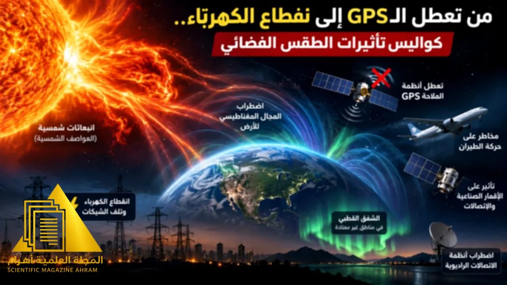 من تعطل الـ GPS إلى انقطاع الكهرباء.. كواليس تأثيرات الطقس الفضائي